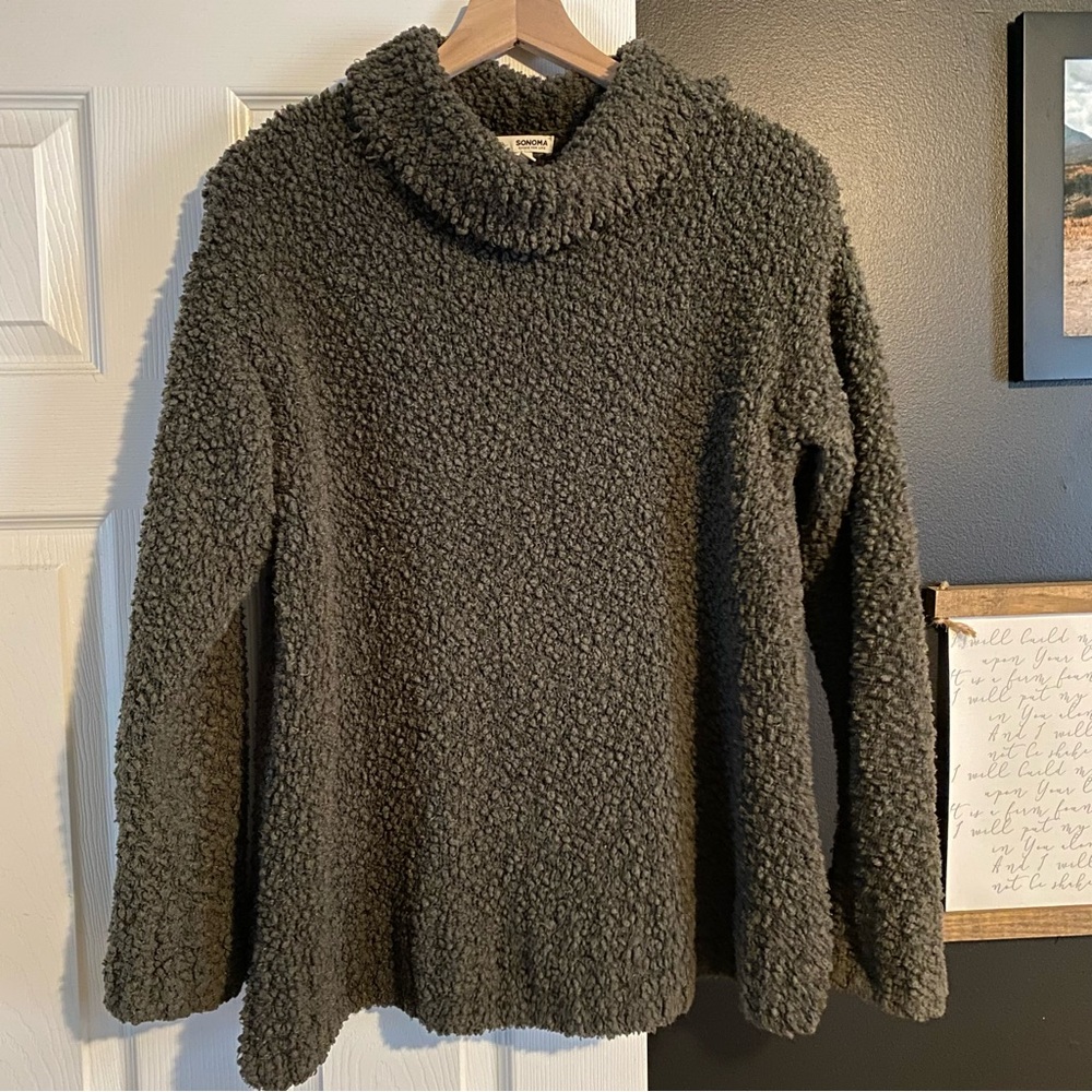 Green Oversized Sweater